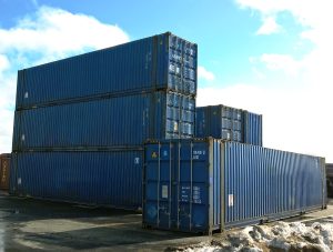 45' HCPW  Shipping Container Blue (RAL 5013)