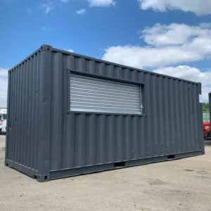 20ft x 8ft Kiosk/Shop Shipping container